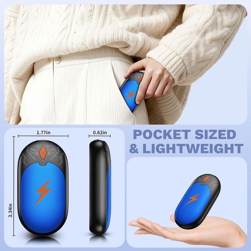 AJVV Hand Warmers Rechargeable 2 Pack, Electric Hand Warmer Up to 24Hrs, Wolf-Shape, Portable Reusable HandWarmer, Winter Gifts for Camping, Hunting, Fishing, Christmas - Image 5